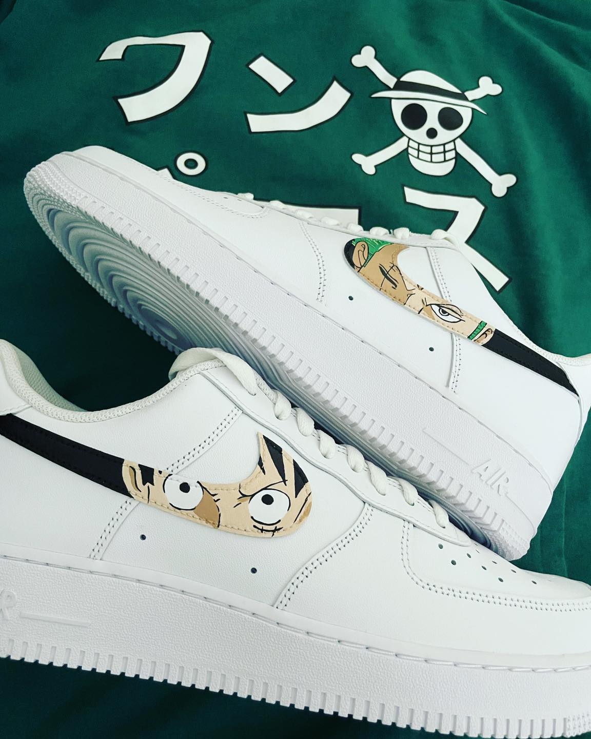 Nike Air Force 1 Custom - Edition Spéciale One Piece V1