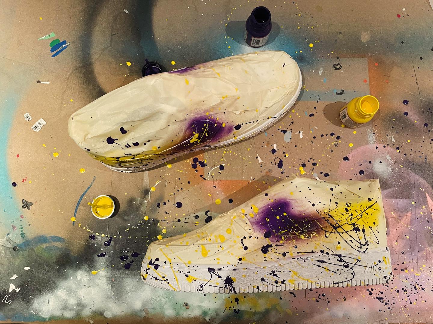 Nike Air Force 1 Custom - Edition Spéciale Lakers